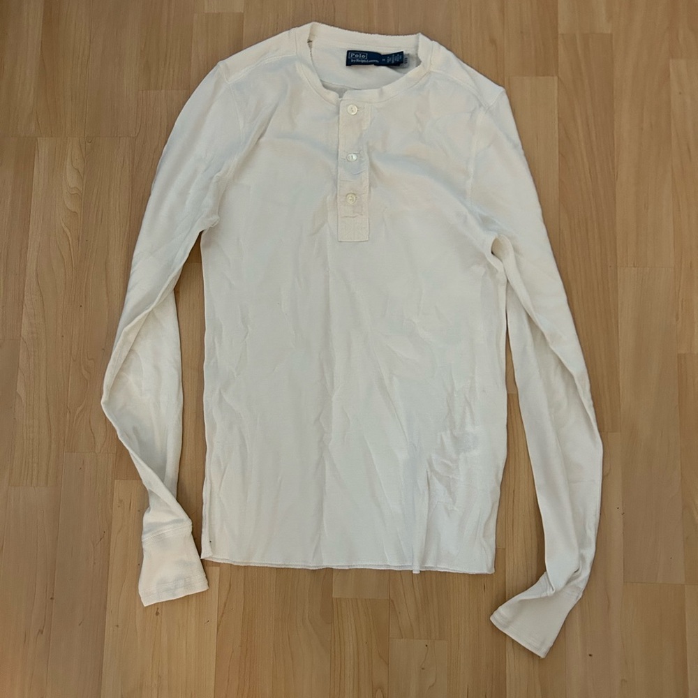 Polo Ralph Lauren cotton Henley shirt - Picture 4 of 4